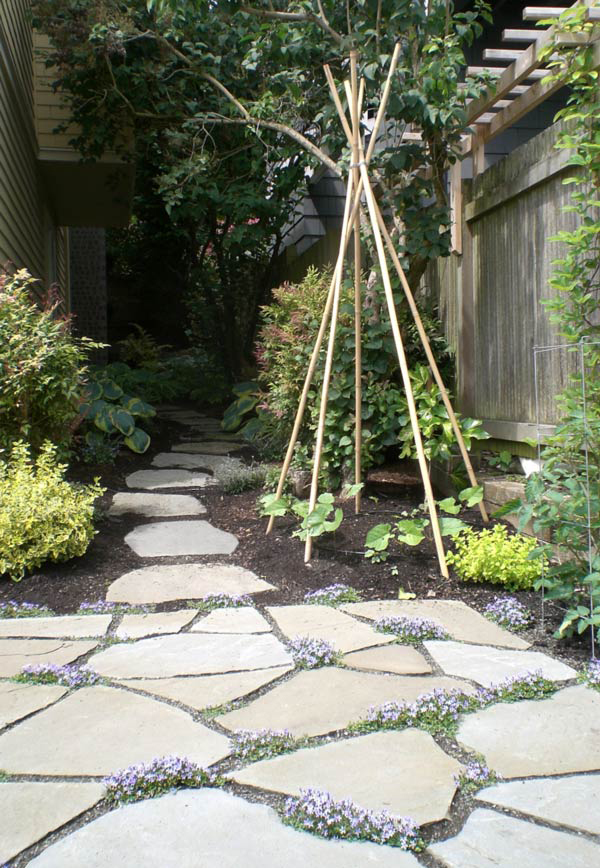 Flagstone Side Path- Teal Designs